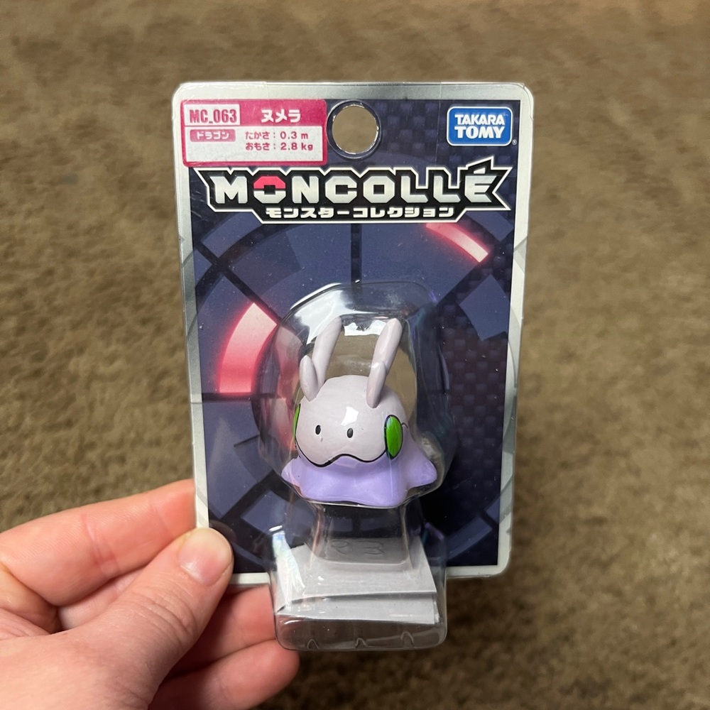Rare Goomy Japan Pokemon Takara Tomy Moncolle Figurine